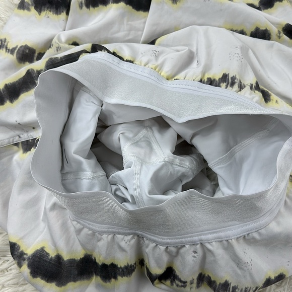 Lululemon Court Rival High-Rise Skirt *Long Transverse Yellow Multi - Picture 3 of 5